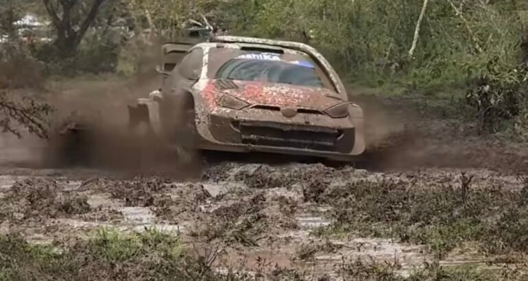 WRC.  KATSUTA SEUL RESCAPÉ CHEZ TOYOTA FILE VERS LA VICTOIRE AU SAFARI KENYA