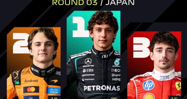 F1. A SUZUKA VICTORIEUX ANTONELLI PREND LA TÊTE DU CHAMPIONNAT