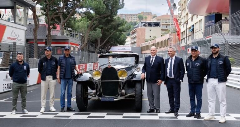 GP MONACO HISTORIQUE. LE PRINCE ALBERT A TOURNÉ AVEC LA BUGATTI ROYALE