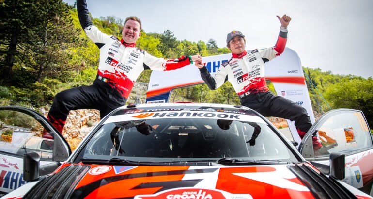  WRC. VICTOIRE SURPRISE DE LA TOYOTA DE KATSUTA AU RALLYE DE CROATIE