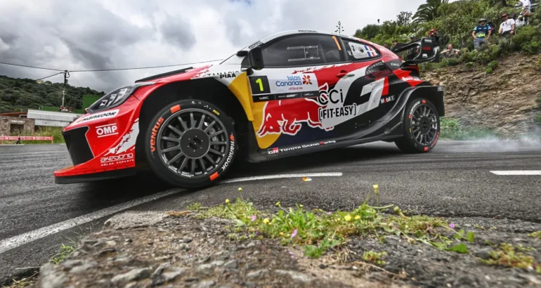 WRC. OGIER MÉNE DEVANT QUATRE AUTRE TOYOTA AUX ILES CANARIES !!!!