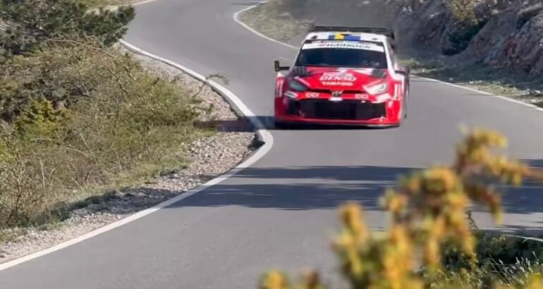 WRC. SOLBERG DEVANCE KATSUTA AU SHAKEDOWN DES ILES CANARIES