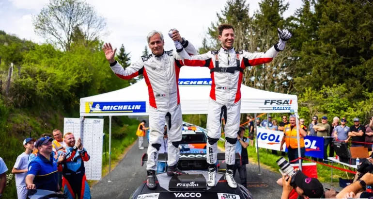 RALLYE LYON CHARBONNIÉRES. SUCCÉS DE RAPHAËL ASTIER ET DENIS GIRAUDET