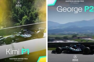 F1. AU RED BULL RING, LES MERCEDES D’ANTONELLI ET RUSSELL DEVANT VERSTAPPEN AUX LIBRES 1