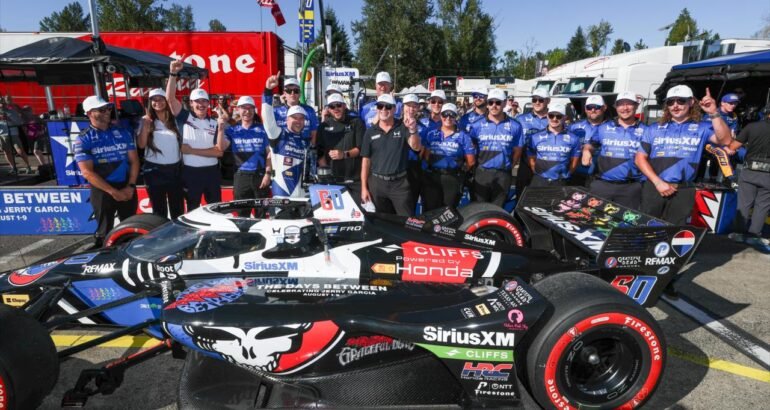 INDYCAR. FÉLIX ROSENQVIST EN POLE A PORTLAND DEVANT ALEX PALOU