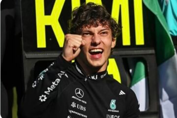 F1. LE PRODIGE ITALIEN ANTONELLI VICTORIEUX AU VOLANT DE SA MERCEDES  A MONZA DU GP D’ITALIE